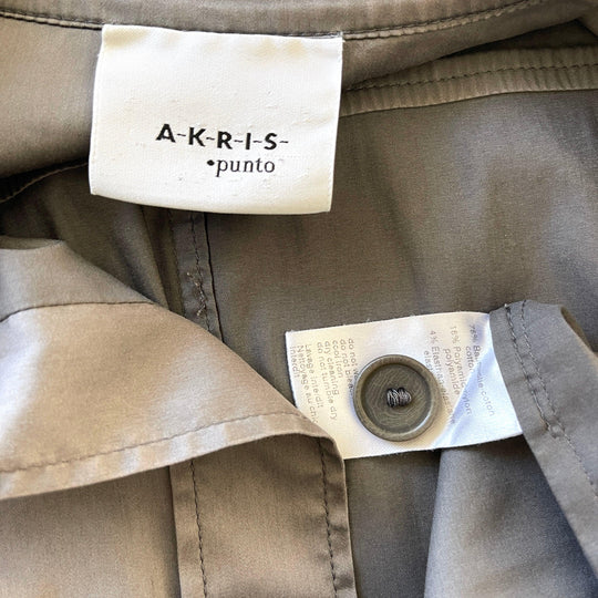 AKRIS Gray Cotton Dress