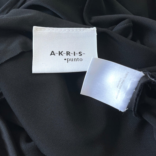 Schwarzes Viskosekleid von AKRIS