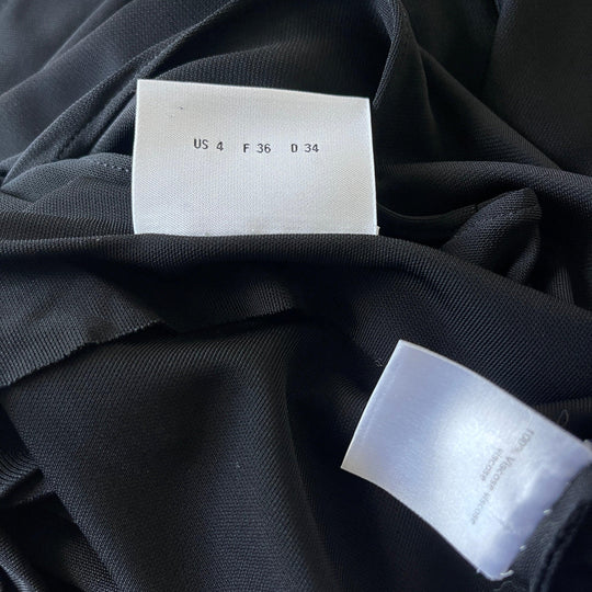 Schwarzes Viskosekleid von AKRIS