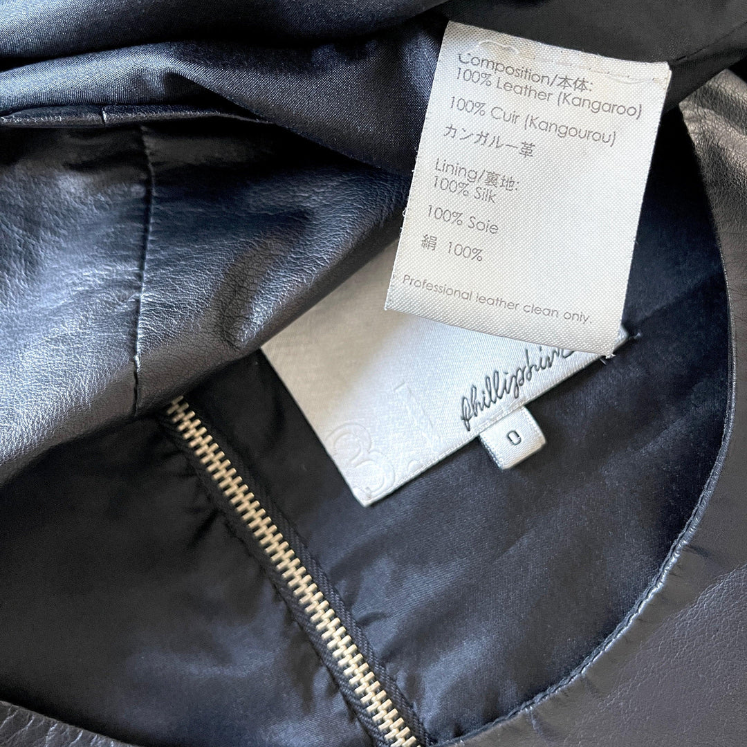 3.1 PHILLIP LIM Robe en cuir