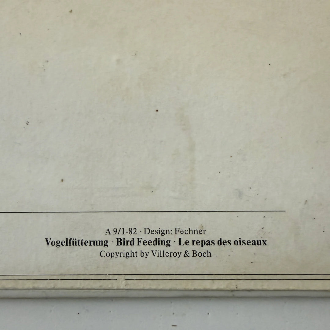 Vintage Villeroy & Boch VilboCard – “Bird Feeding” (1982)