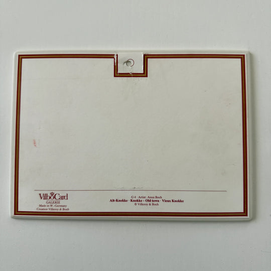Vintage Villeroy & Boch VilboCard “Alt-Knokke – Old Town
