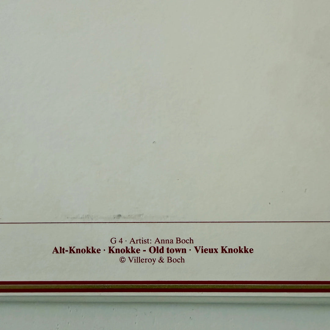 Vintage Villeroy & Boch VilboCard “Alt-Knokke – Old Town