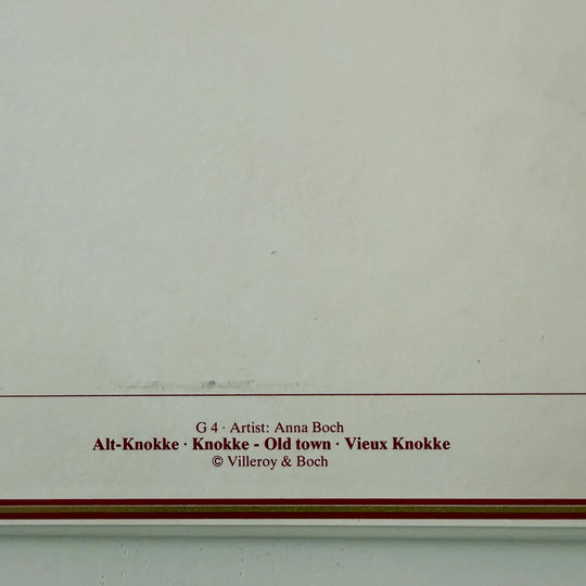 Vintage Villeroy & Boch VilboCard “Alt-Knokke – Old Town