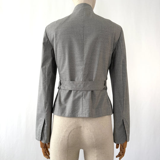 AKRIS Wool Gray Blazer