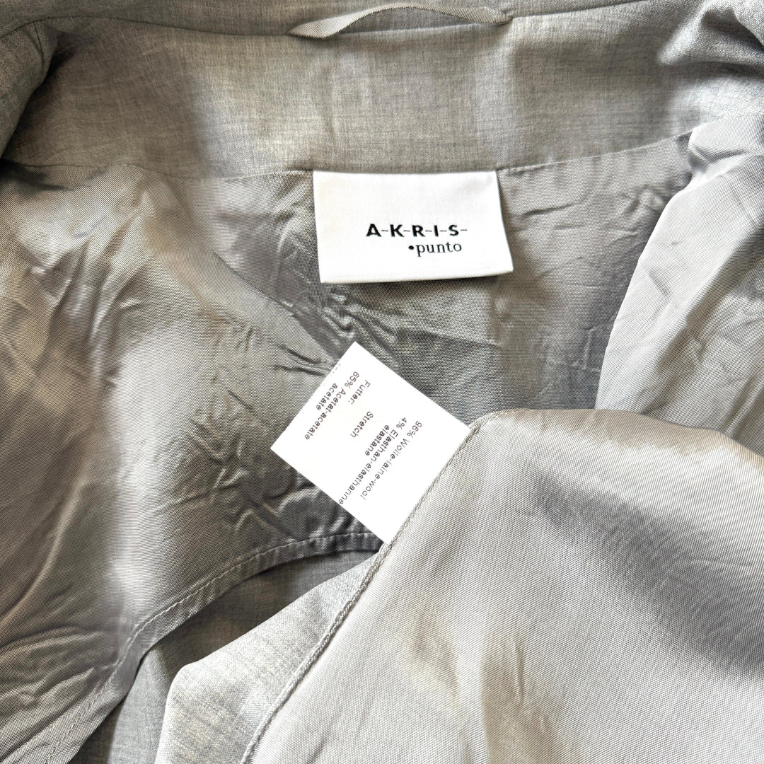 AKRIS Wool Gray Blazer