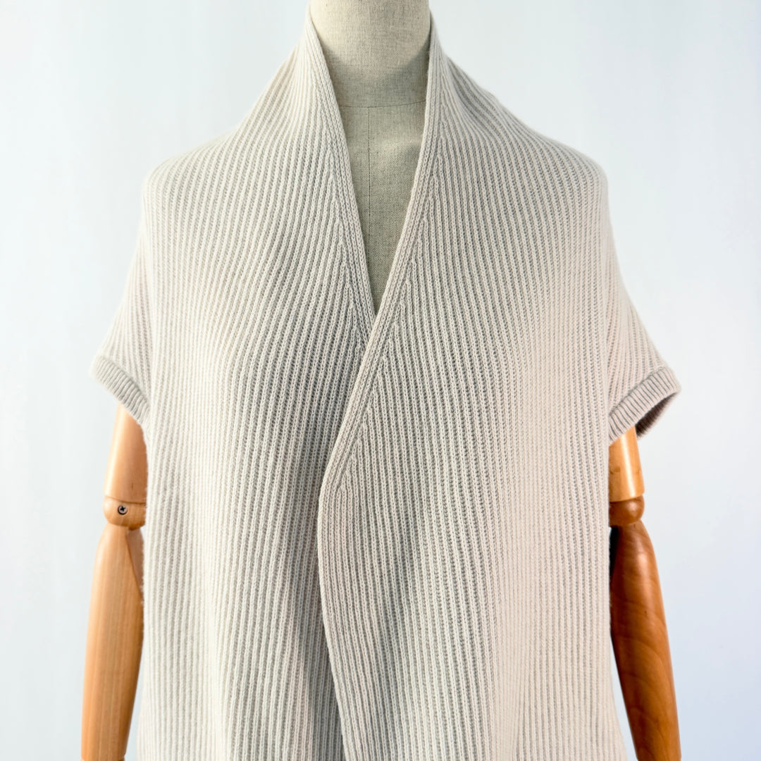 HEMISPHERE Wool and Cashmere sleeveless cardigan