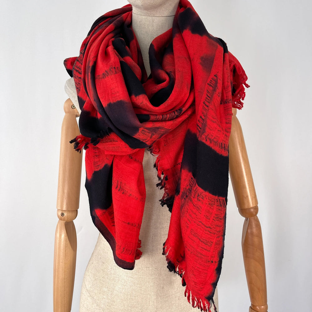 ENSOIE "Love Rules Forever" Scarf En Soie