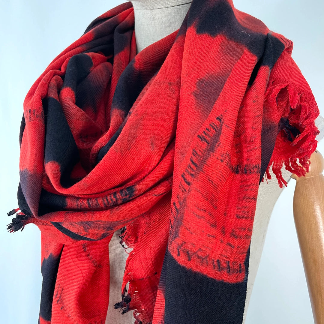 ENSOIE "Love Rules Forever" Scarf En Soie