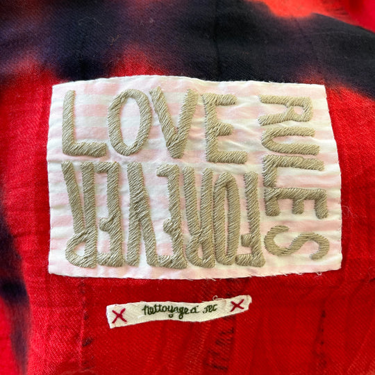 ENSOIE "Love Rules Forever" Scarf En Soie