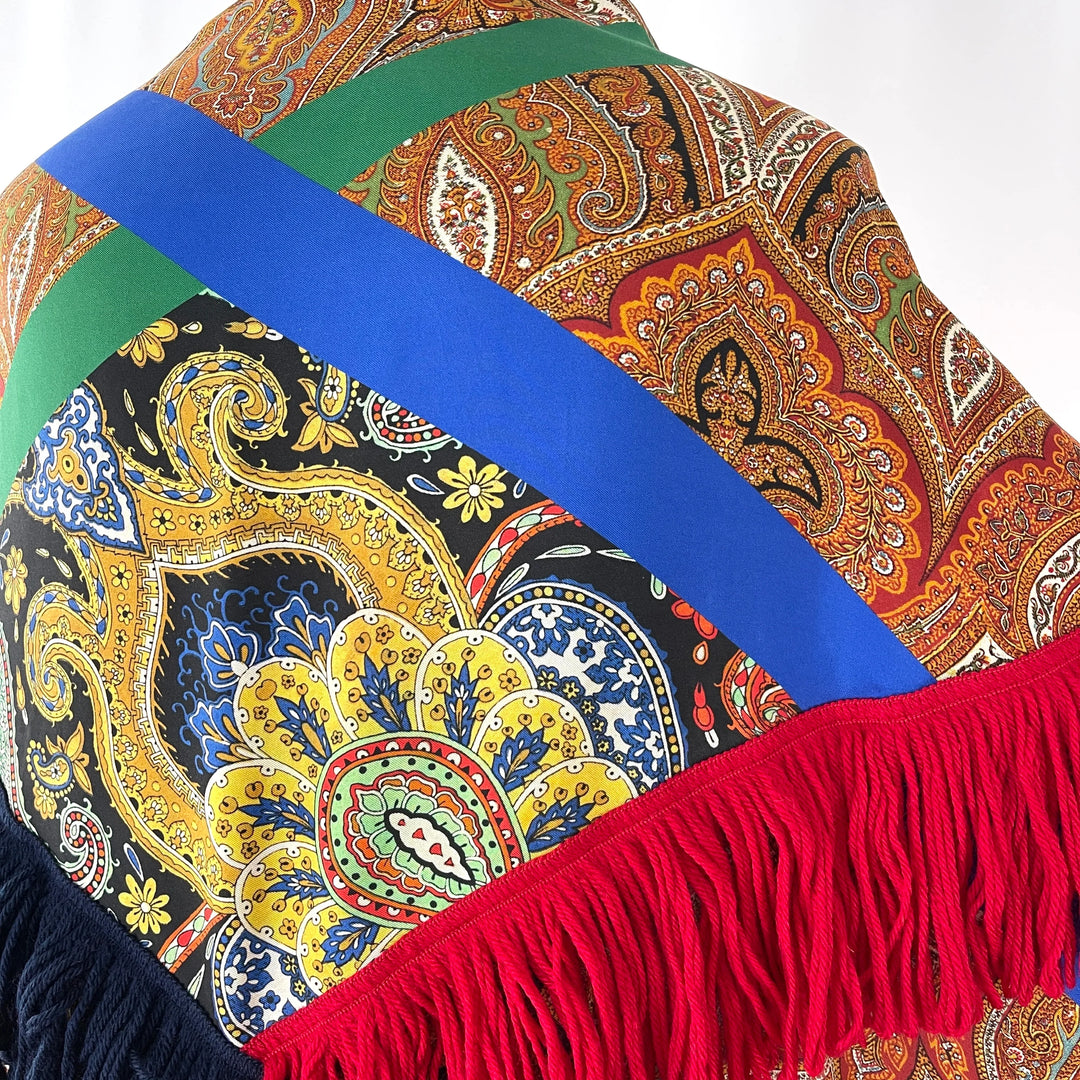 PIERRE-LOUIS MASCIA New Fringe Patchwork Shawl