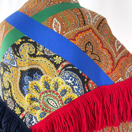 PIERRE-LOUIS MASCIA New Fringe Patchwork Shawl