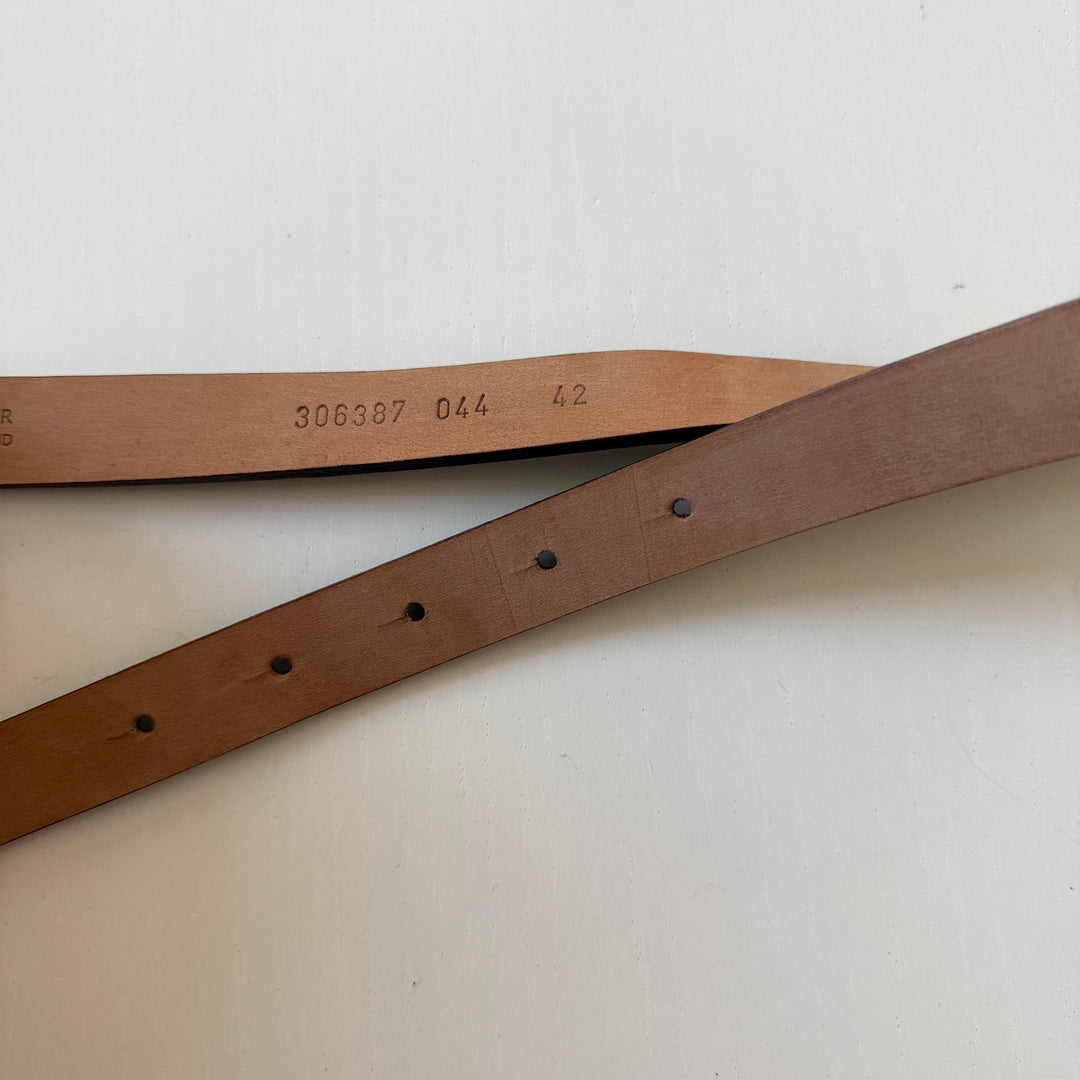 AKRIS Brown Leather Belt