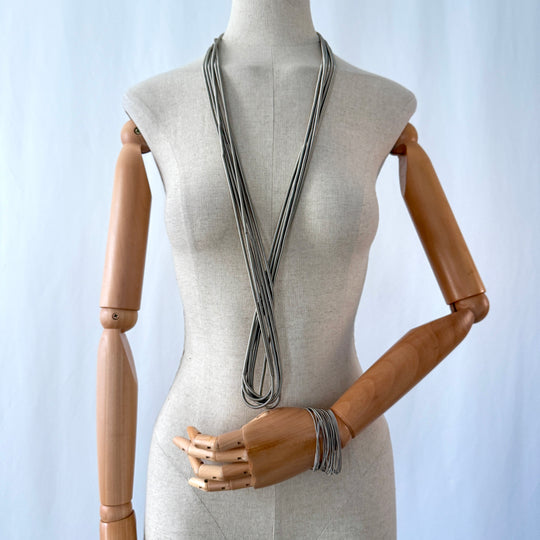 Vintage Tiziana Redavid for Issey Miyake – “La Mollla” Spring Jewelry Set (1997)