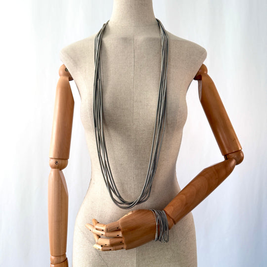 Vintage Tiziana Redavid for Issey Miyake – “La Mollla” Spring Jewelry Set (1997)