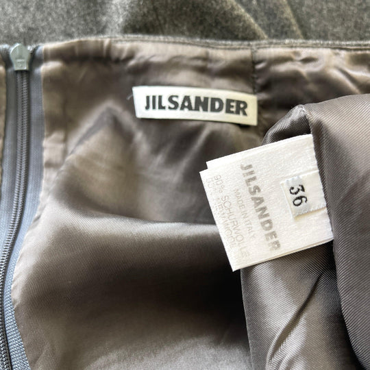 Jupe en laine et cachemire JIL SANDER