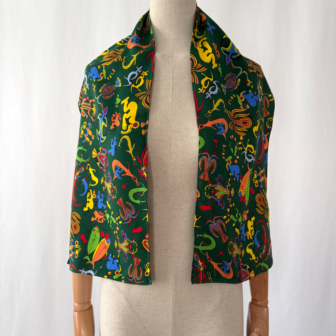 ROBERTO ANGELICO Set of 2 New Silk Scarves