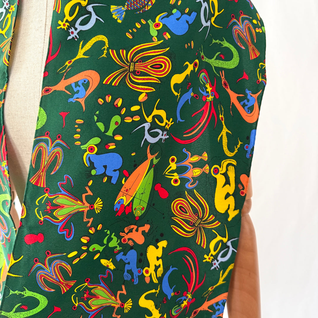 ROBERTO ANGELICO Set of 2 New Silk Scarves