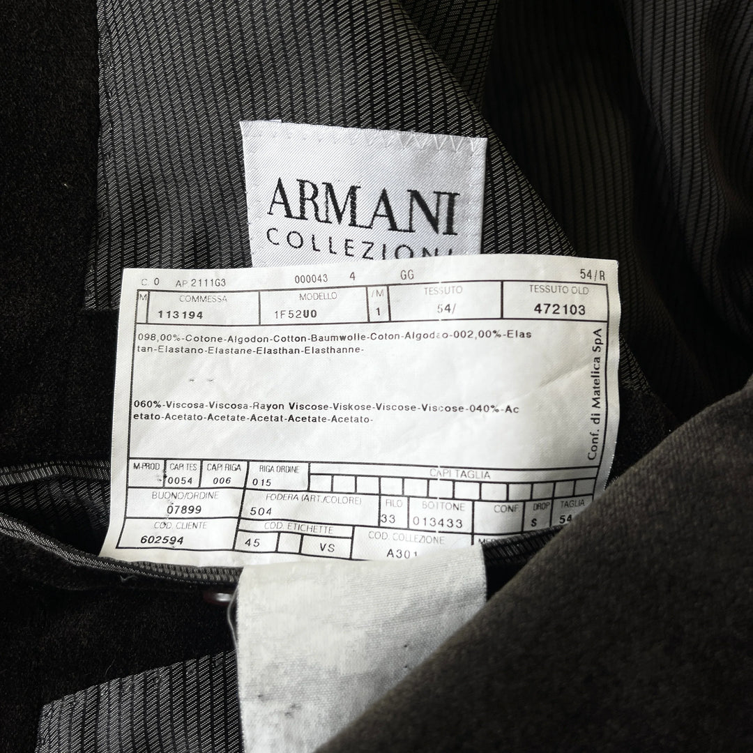 ARMANI Velvet Tuxedo Jacket