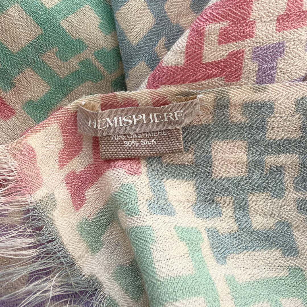 HEMISPHERE Cashmere and Silk Scarf