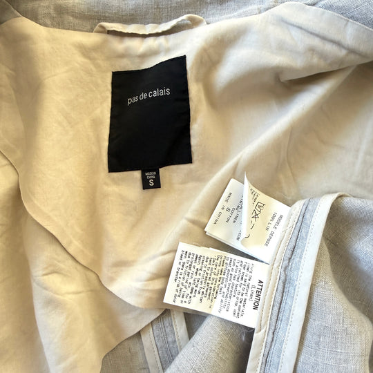 PAS DE CALAIS New Tailored Linen Jacket