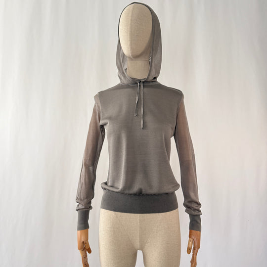 AKRIS Silk Hoodie