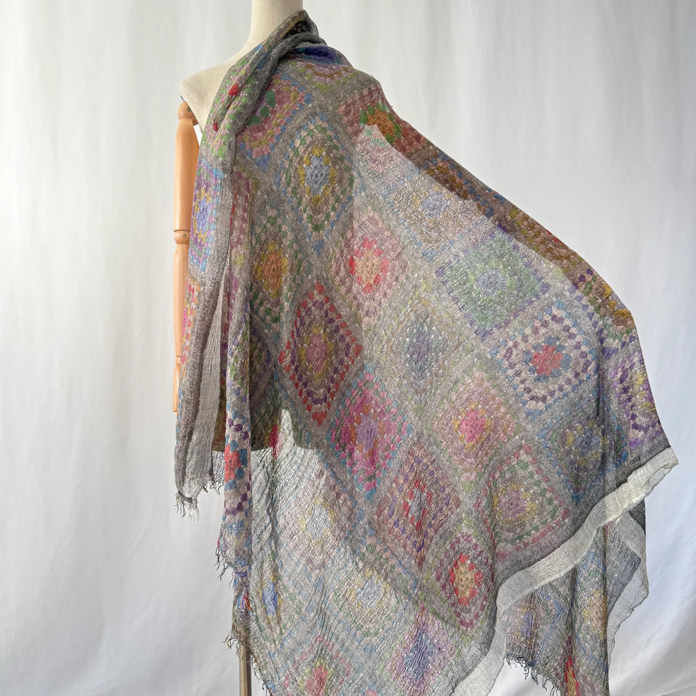 FALIERO SARTI Colorfull Wool Scarf