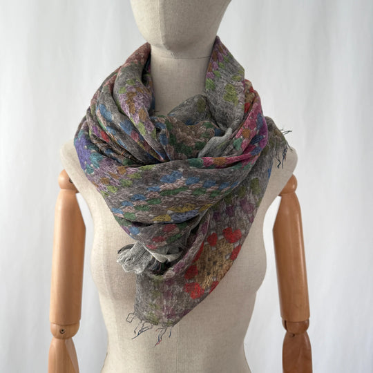 FALIERO SARTI Colorfull Wool Scarf