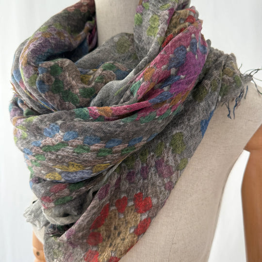 FALIERO SARTI Colorfull Wool Scarf