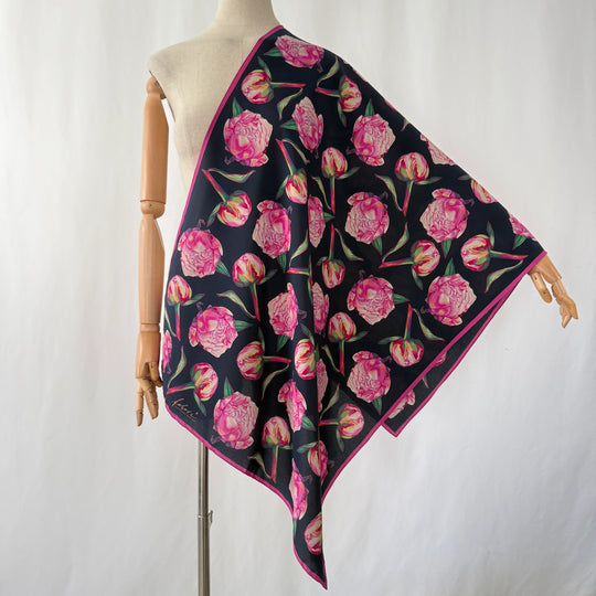 FABRIC FRONTLINE Chiffon Silk Scarf