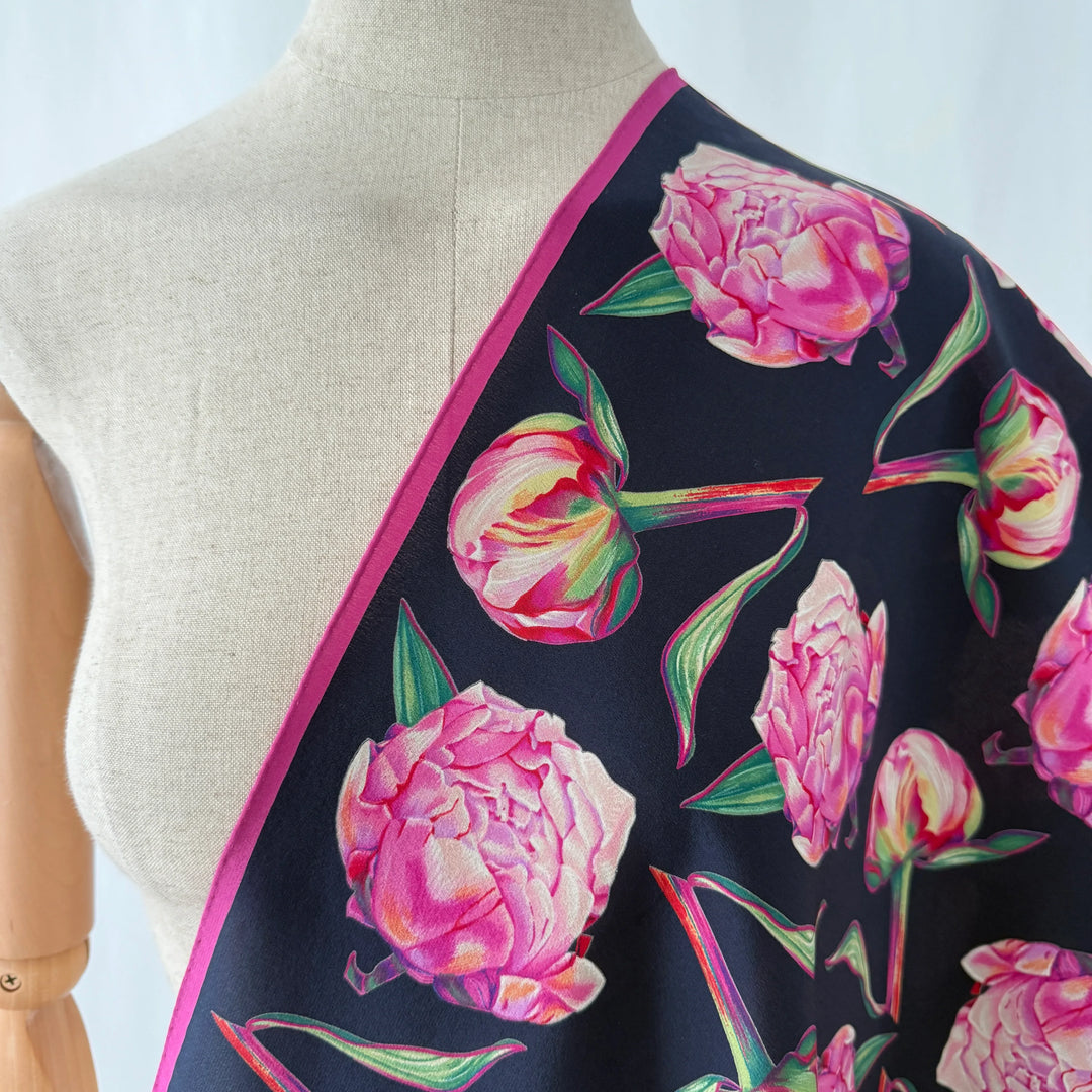 FABRIC FRONTLINE Chiffon Silk Scarf