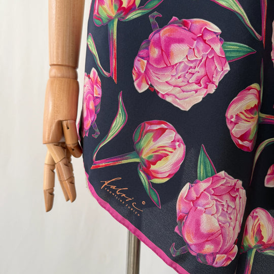 FABRIC FRONTLINE Chiffon Silk Scarf