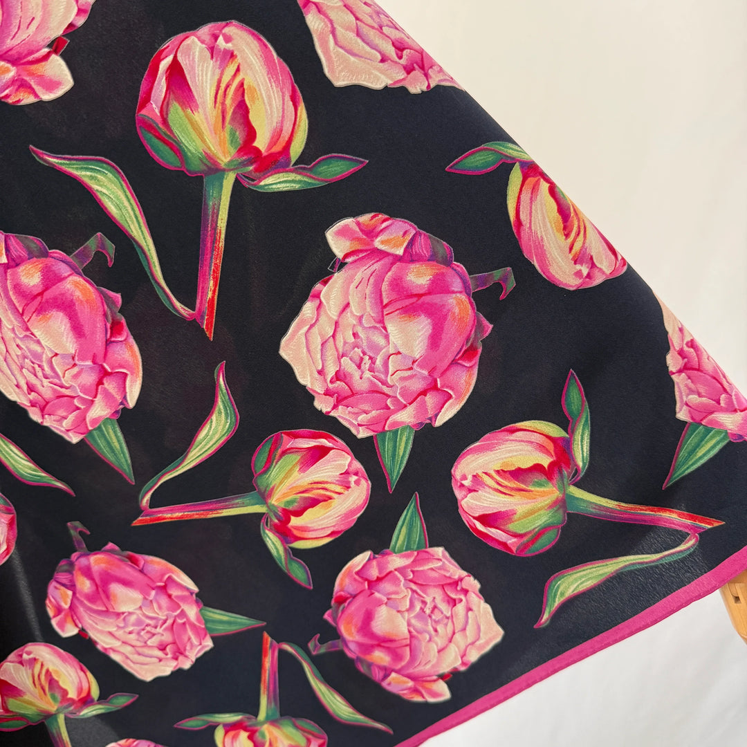 FABRIC FRONTLINE Chiffon Silk Scarf