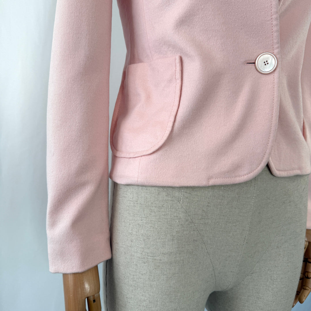 AKRIS Pink Cashmere Jacket