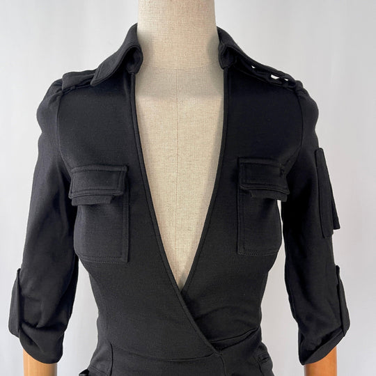 DIANE VON FURSTENBERG New Wrap Wool Dress