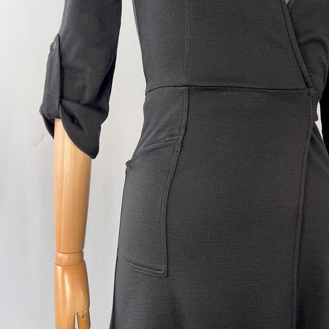 DIANE VON FURSTENBERG New Wrap Wool Dress