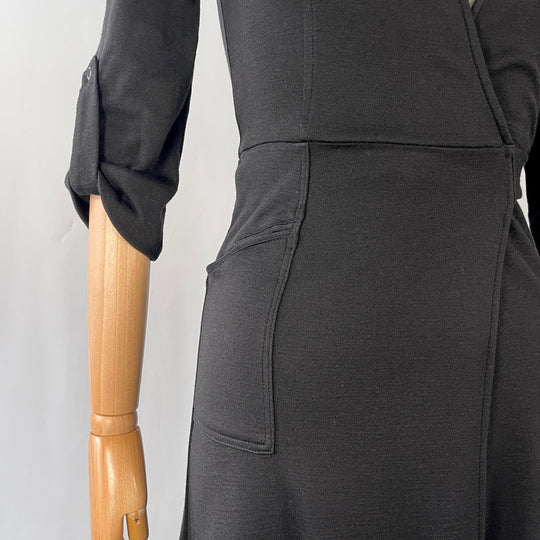 DIANE VON FURSTENBERG New Wrap Wool Dress