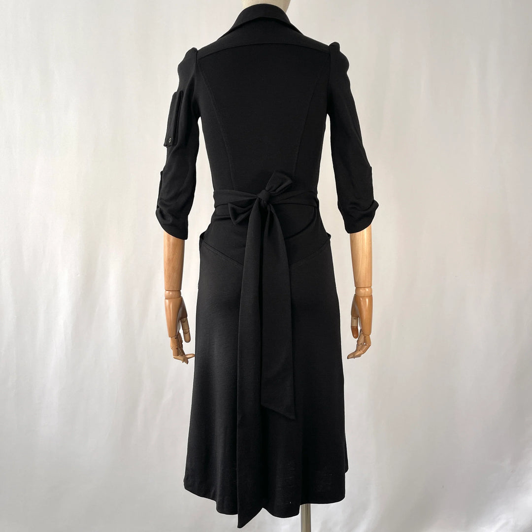 DIANE VON FURSTENBERG New Wrap Wool Dress