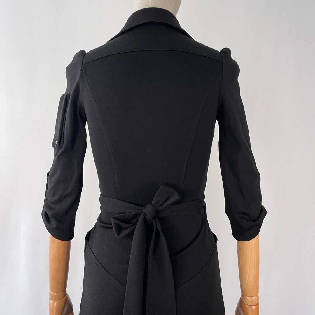 DIANE VON FURSTENBERG New Wrap Wool Dress