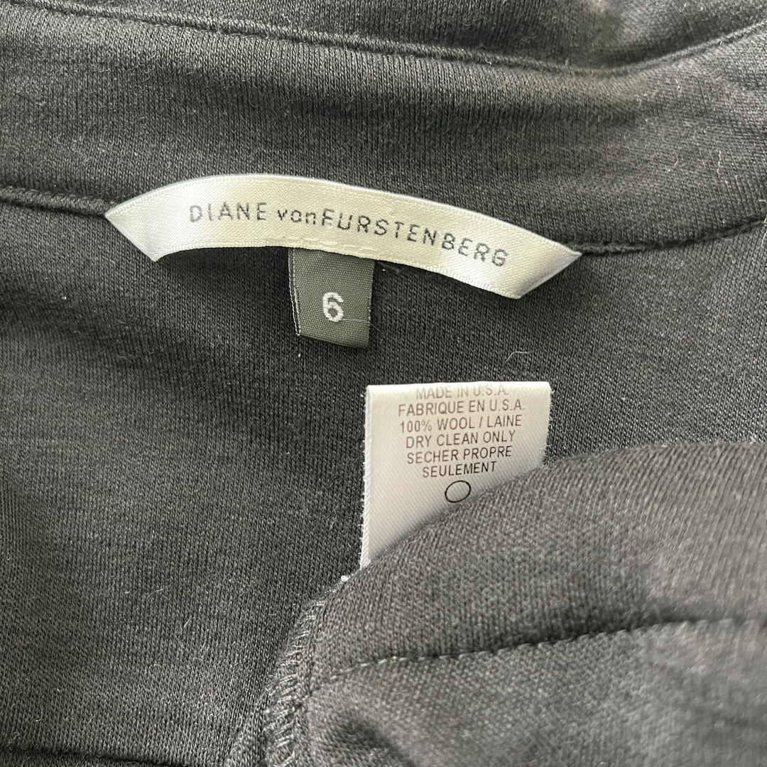 DIANE VON FURSTENBERG New Wrap Wool Dress