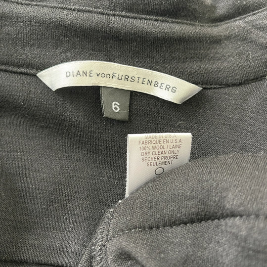 DIANE VON FURSTENBERG New Wrap Wool Dress