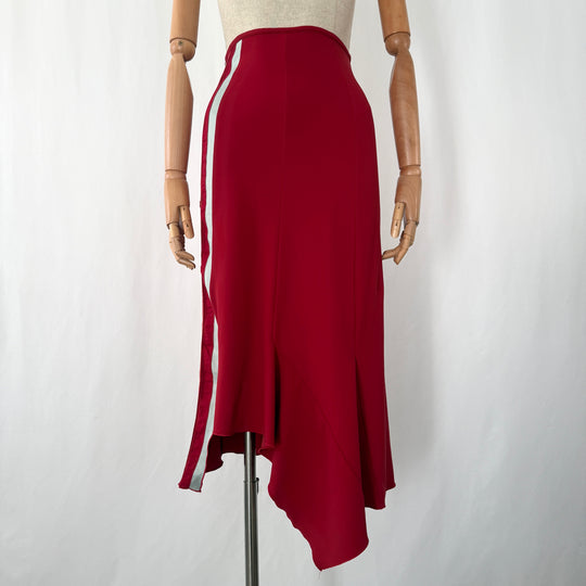 Marithé + François Girbaud  asymmetrical archive skirt