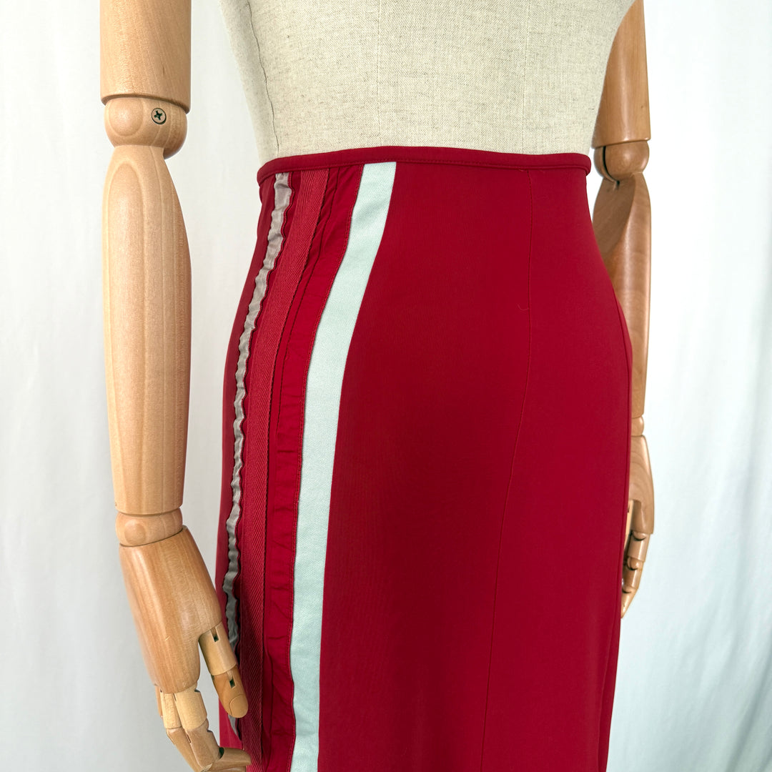 Marithé + François Girbaud  asymmetrical archive skirt