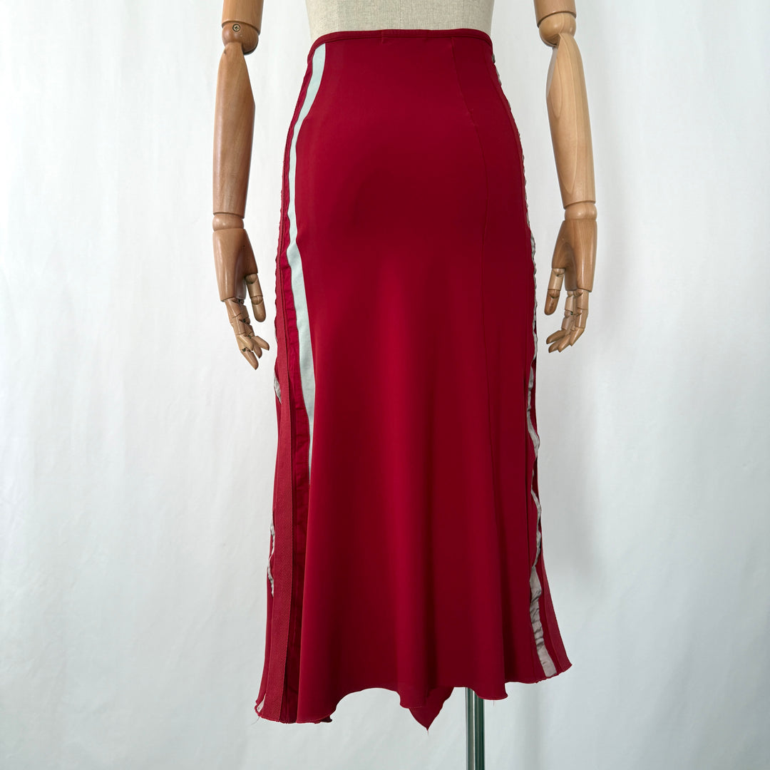 Marithé + François Girbaud  asymmetrical archive skirt