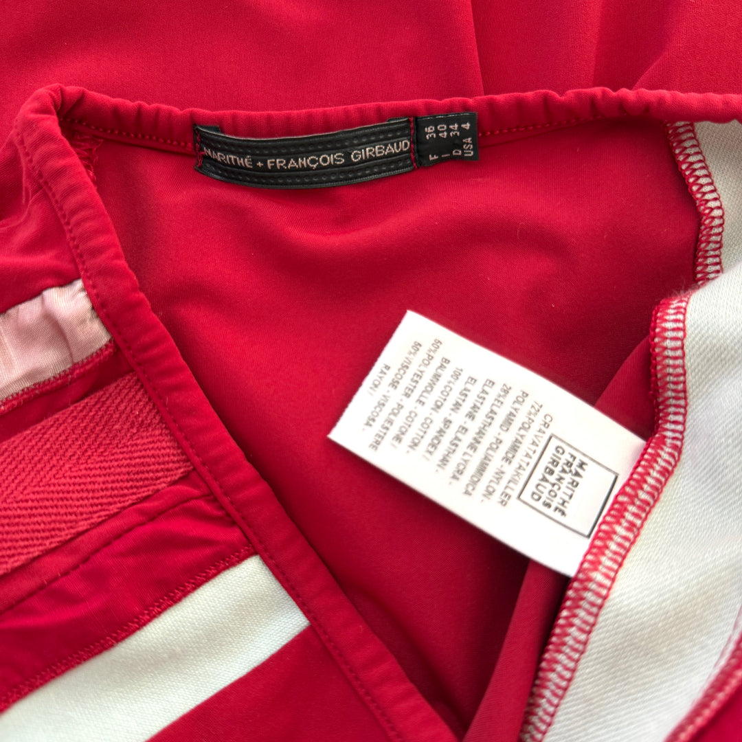 Marithé + François Girbaud  asymmetrical archive skirt