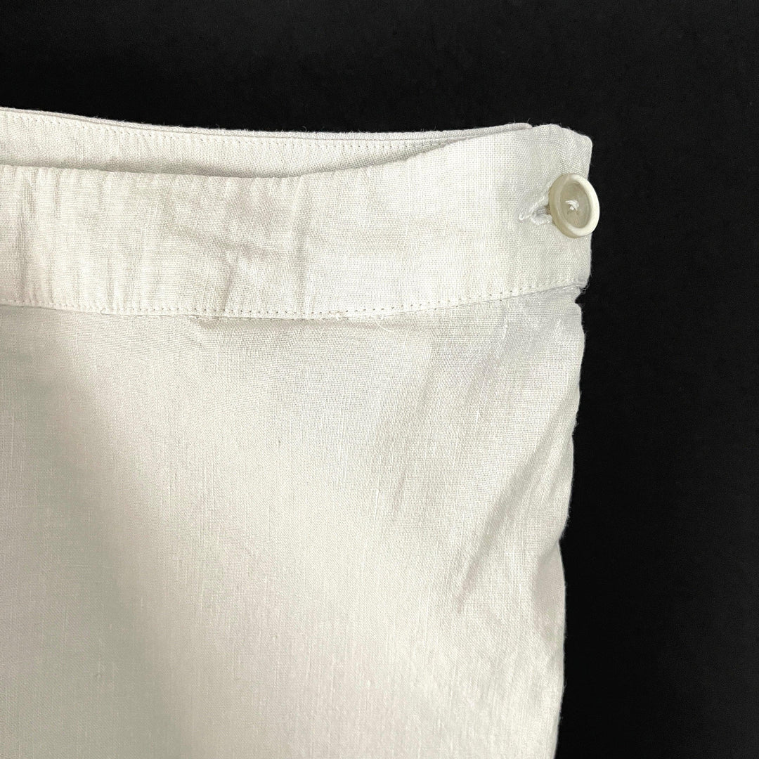 Pantalon court 120 % lin