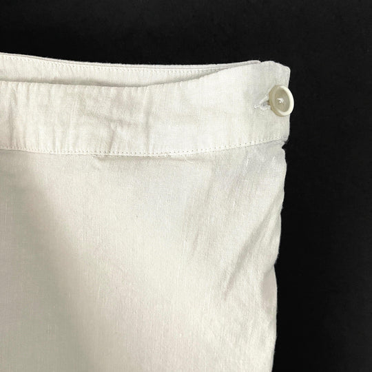 Pantalon court 120 % lin