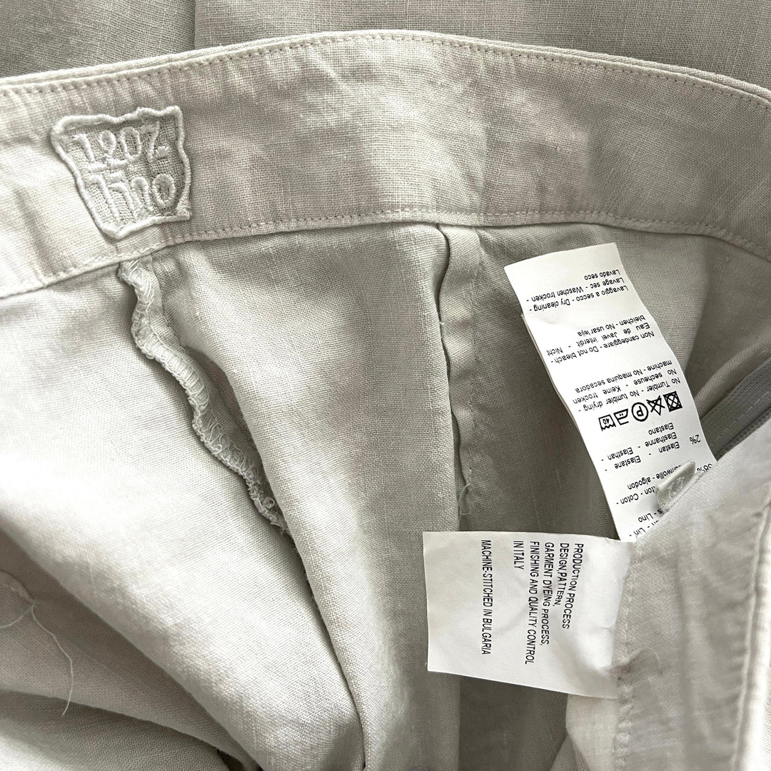 Pantalon court 120 % lin