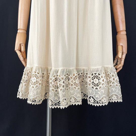 RED VALENTINO Baumwoll-/Seidenkleid