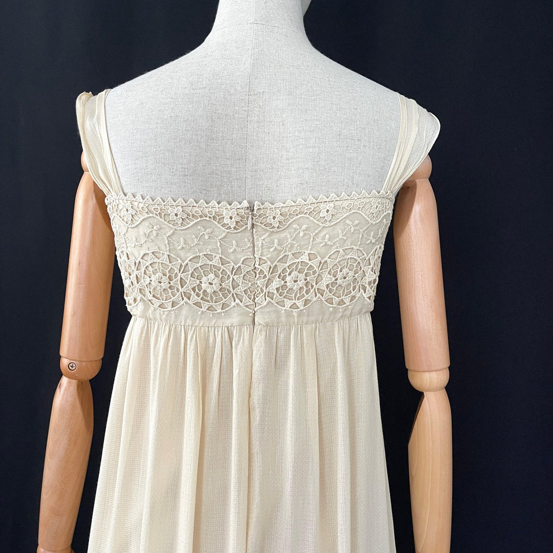 RED VALENTINO Baumwoll-/Seidenkleid